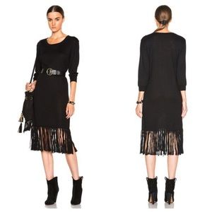 Ulla Johnson Gia Black Sweater Dress Small EUC